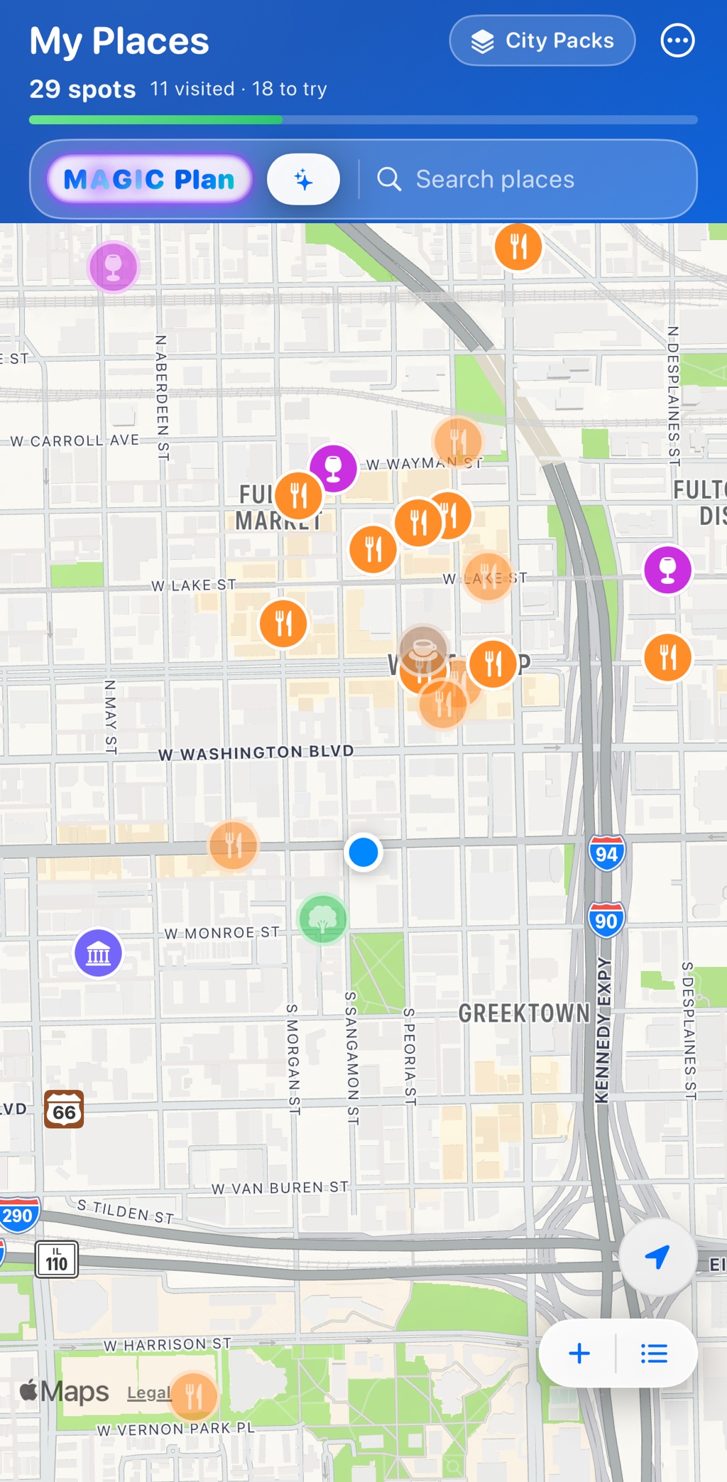 Every spot you've been — and want to go